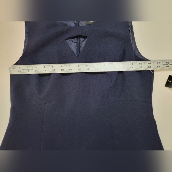 BLACK LABEL BY EVAN PICONE Women's Size 4 Sleeveless Lined Dress w/Front… - Picture 10 of 13
